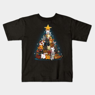 Christmas Kittens Kids T-Shirt